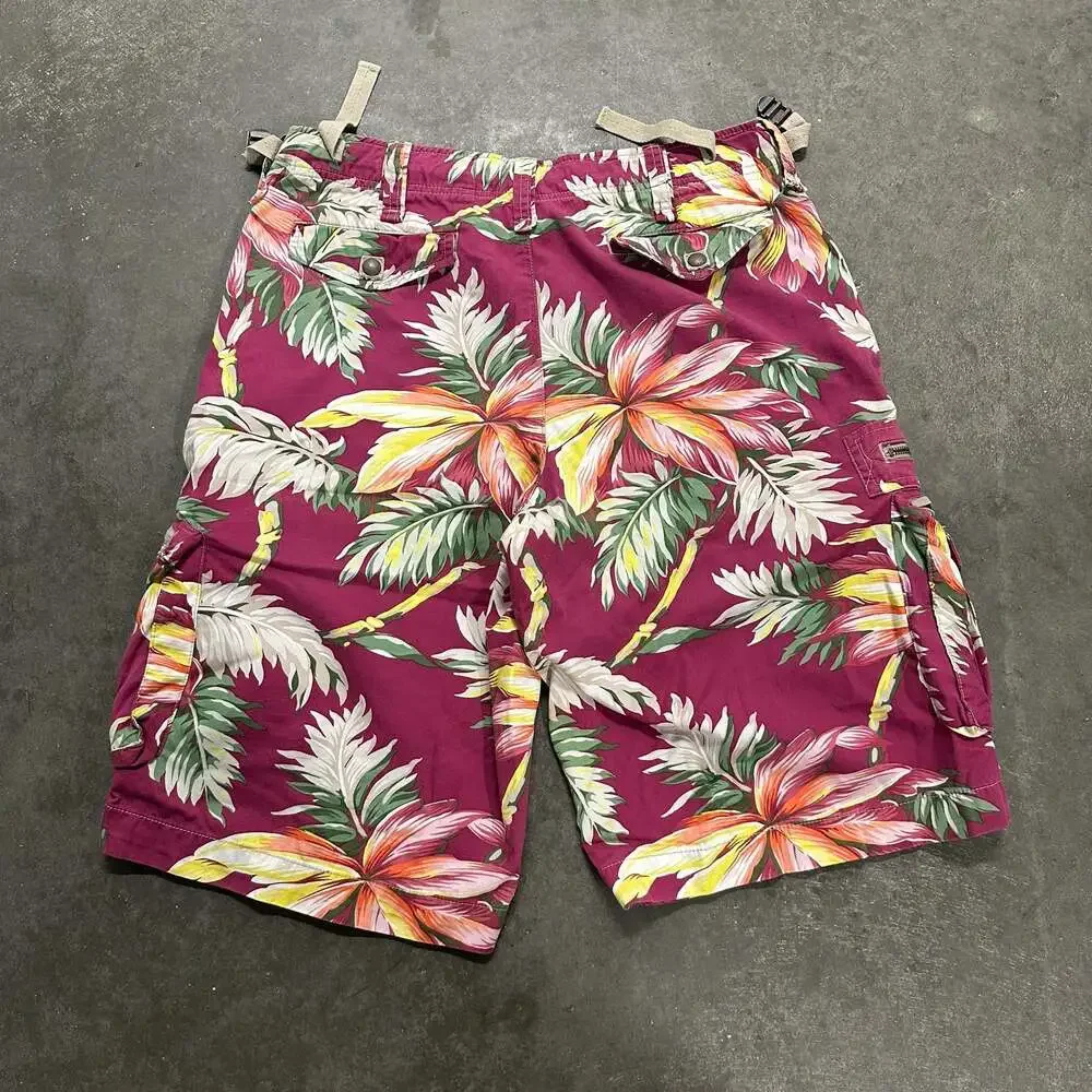 Polo Ralph Lauren Tropical Floral Pink Cargo Shorts